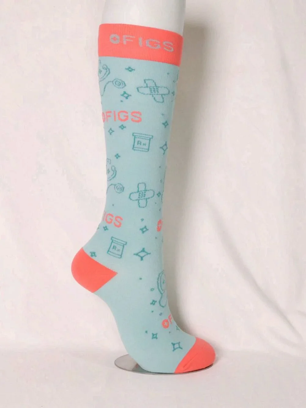 Figs Comfortable Durable Compression Socks Size M - Picture 2 of 4